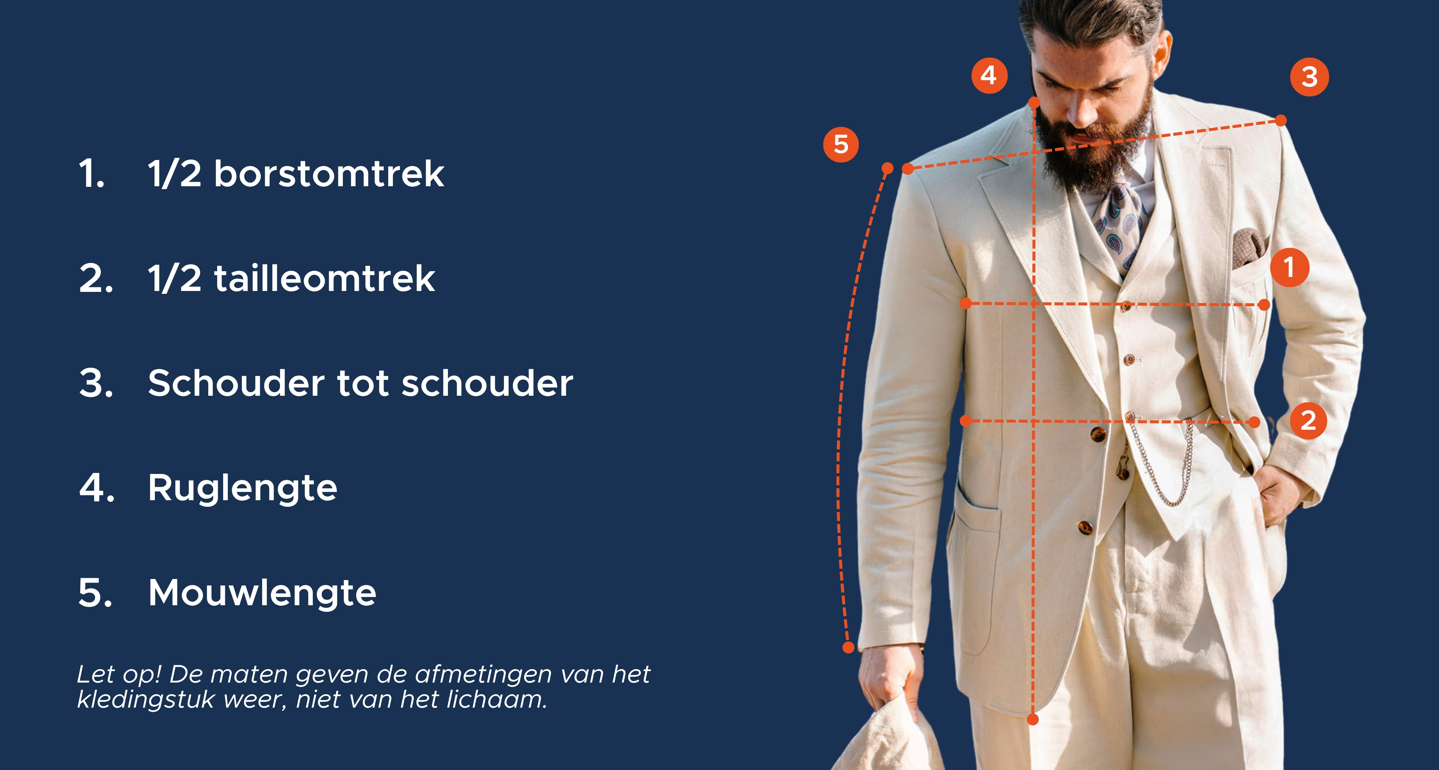 Maattabel Overhemd THE NINES