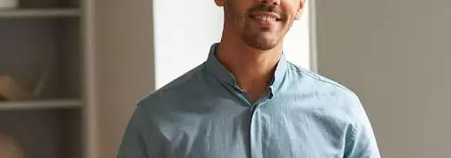 chemise col inversé