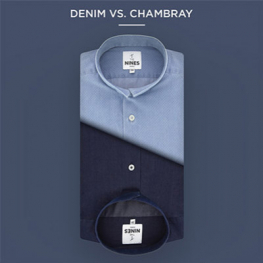 Chemise denim vs chemise chambray: le match